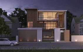 Image result for House Exterior Night