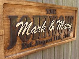 Image result for Wooden Wedding Signs Cheap