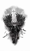 Image result for black angel tattoos men