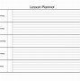 Image result for Weekly Lesson Plan Template Excel