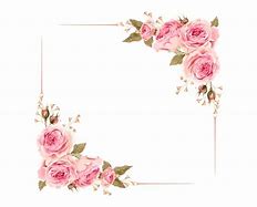 Image result for Free Pink Flower Border Clip Art