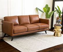 Image result for Camel Color Leather Sofa