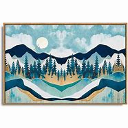 Image result for Mountain Canvas Wall Art