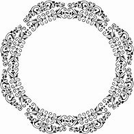 Image result for Damask Border Clip Art