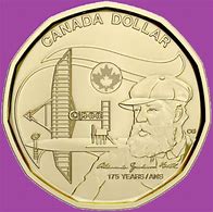 Image result for Canadian One Dollar Coin