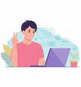 Image result for Man Working On Computer Clip Art