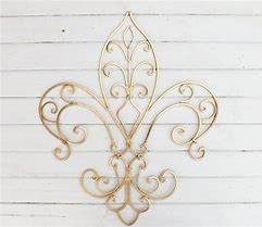 Image result for Fleur De Lis Iron Wall Decor