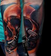 Image result for Skull Forearm Sleeve Tattoo