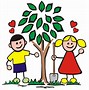 Image result for Kids Planting Trees Clip Art