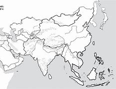 Image result for Blank Map of Middle Asia