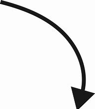 Image result for Slight Curve Arrow PNG