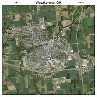 Image result for Wapakoneta Ohio Map