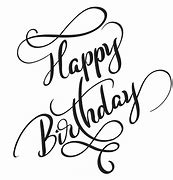 Image result for Happy Birthday Card Cursive