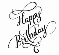 Image result for Happy Birthday Written in Cursive