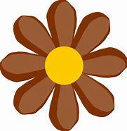 Image result for Brown Flowers Clip Art Free