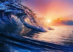 Image result for Colorful Sunset Over Ocean