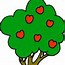 Image result for Shaking Apple Tree Clip Art