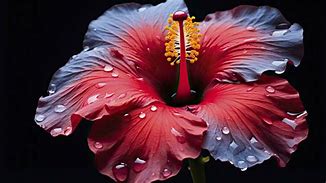 Image result for Black Hibiscus Flower