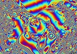 Image result for Colorful Trippy Weed Leaf