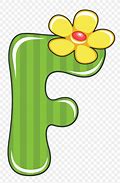 Image result for Flower Letters Clip Art