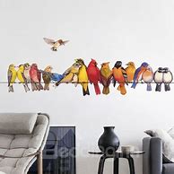 Image result for Bird Wall Stickers Black and White