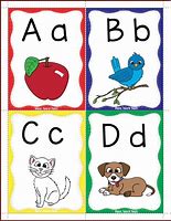 Image result for Alphabet Classroom Letter Flash Cards