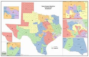 Image result for Texas Senatorial Districts Map