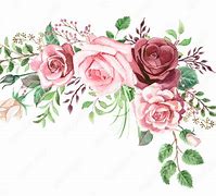 Image result for Muted Purple Floral with Greenery Watercolor