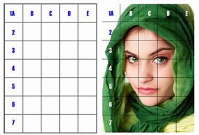 Image result for Self Portrait Grid Drawing