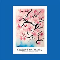 Image result for Cherry Blossom Nature Painting