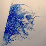 Image result for Ghost Skull Drawing