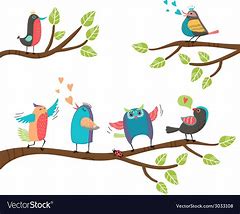 Image result for Bird On Branch Graphic