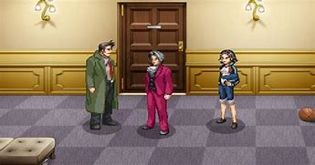 Image result for Ace Attorney Edgeworth Sprites