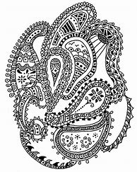 Image result for Paisley Doodle Coloring Pages