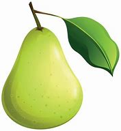 Image result for Green Pear Clip Art