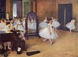 Image result for Edgar Degas Dancing Class