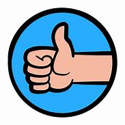 Image result for Thumbs Up Cartoon Black and White