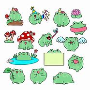 Image result for Kawaii Frog Clip Art