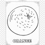 Image result for Orange Wedge Coloring Page