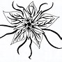 Image result for Abstract Flower Clip Art Black and White