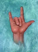 Image result for I Love You Sign Language Hand