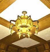 Image result for Gold Chandelier Ceiling Fan