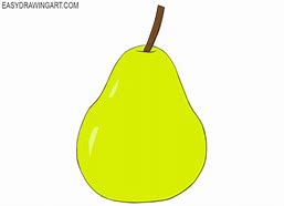 Image result for Draw a Pear