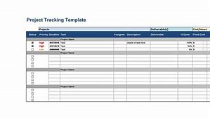 Image result for Project Tracker Template