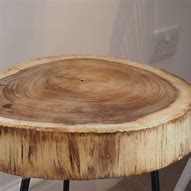 Image result for Tree Trunk Side Table