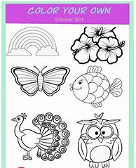 Image result for Coloring Stickers for Kids