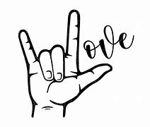 Image result for I Love You Human Sign Language