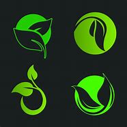 Image result for Logo with Green Leaf and Stem