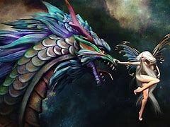 Image result for Dragon and Fairy Coloring Pages for Adults