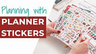 Image result for How to Use Planner Stickers